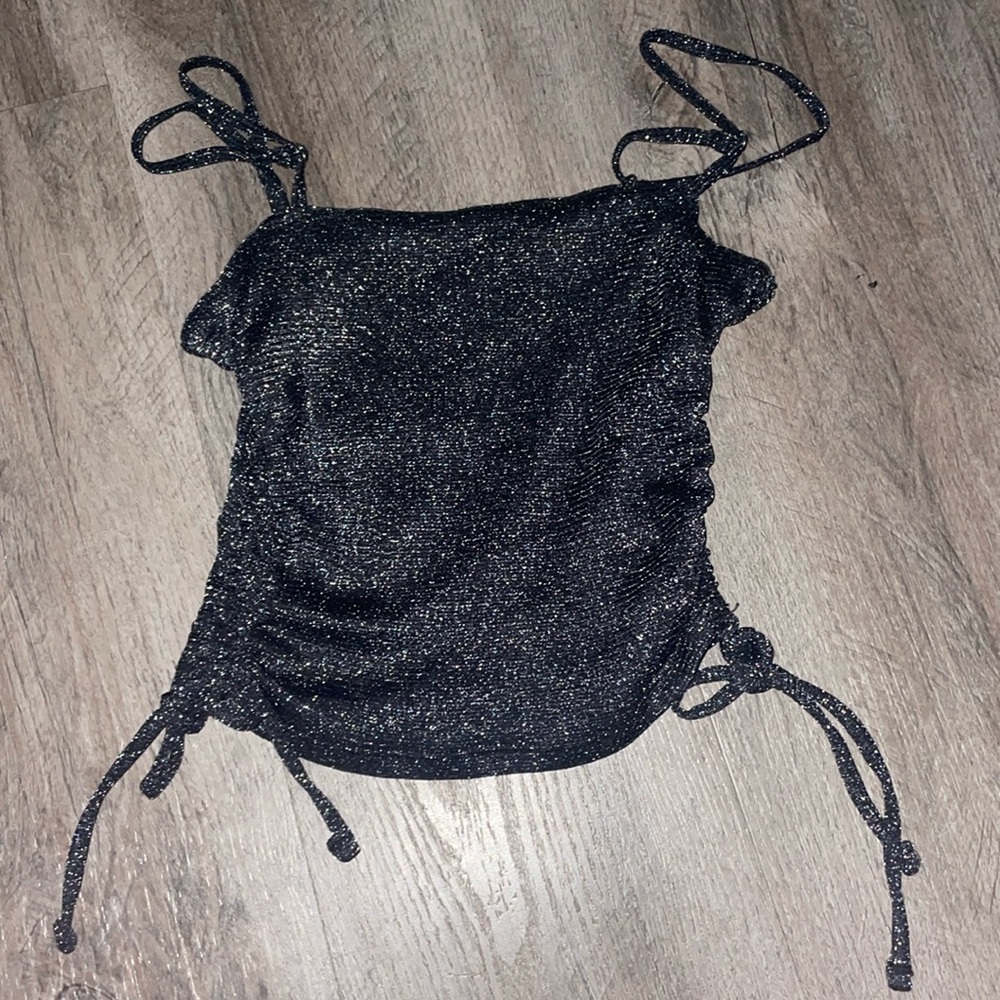 Small Hollister glittery tank top